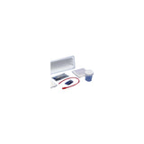 Kendall KenGuard™ Open Urethral Catheterization Tray with 14Fr Red Rubber Catheter