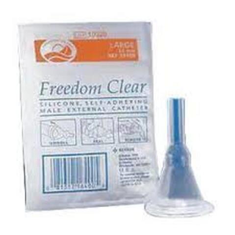 Coloplast Freedom Clear® Male External Catheter with Kink-Resistant Nozzle