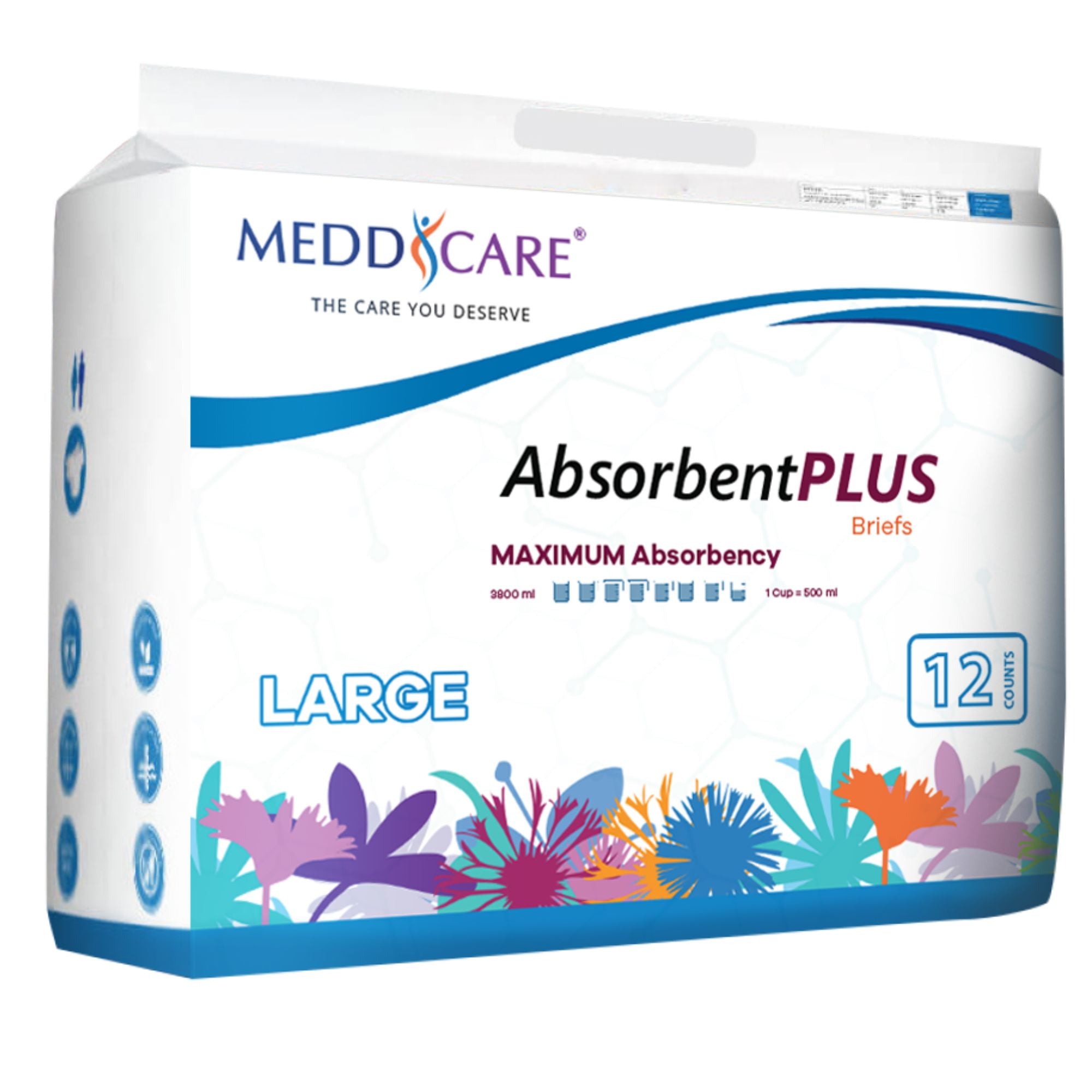 Meddcare Absorbent Plus Overnight Brief